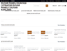 Tablet Screenshot of duvarpaneli.com
